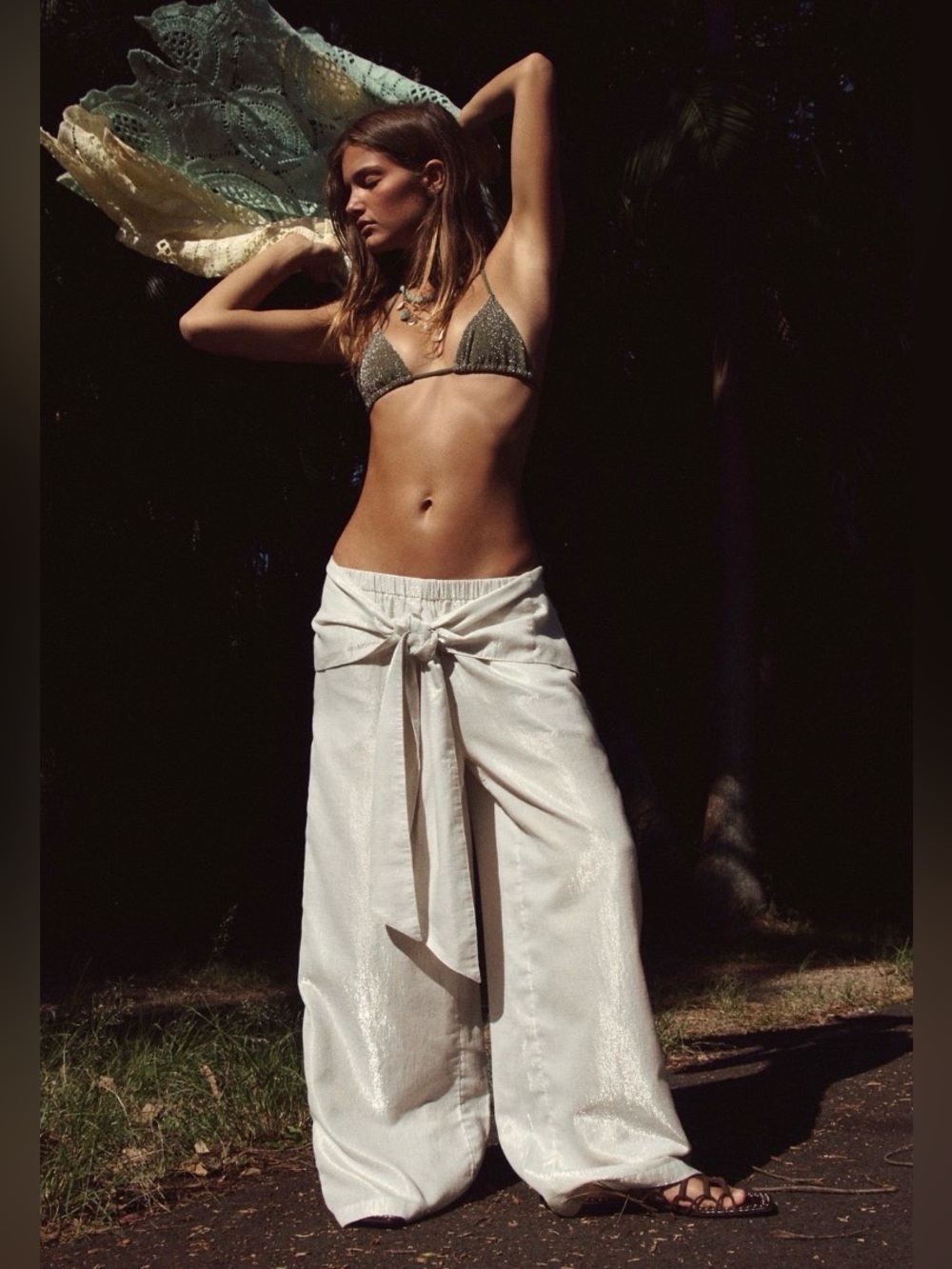 Free People Sparkler Pants/Wide Leg Pants